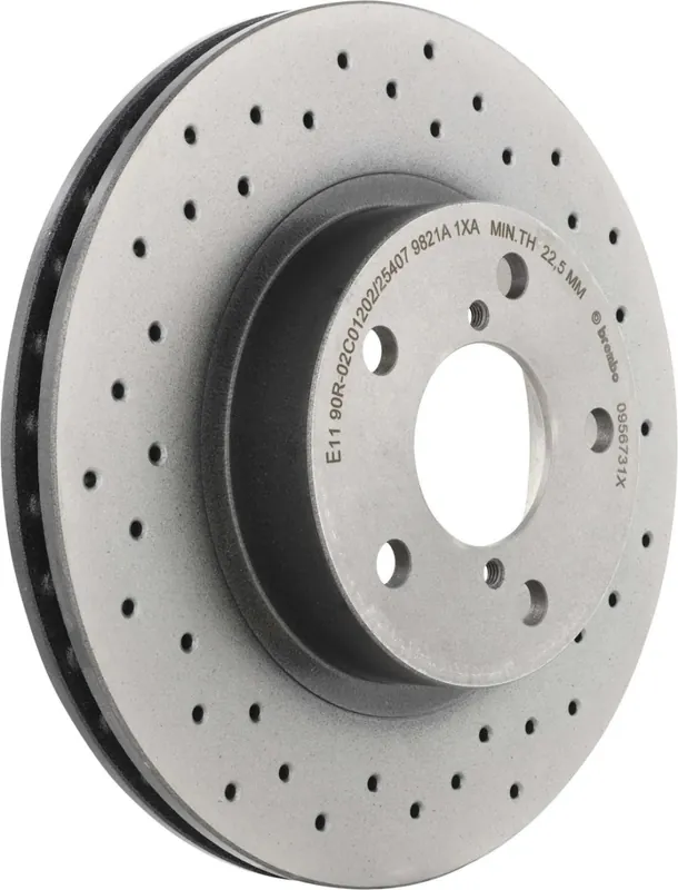 Viral Brembo XTRA Drilled Front Brake Rotor 1993-2001 Impreza