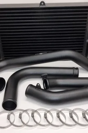 Flash Sale Process West Stage 1 Front Mount Intercooler KitBlack Piping w/ Black Core 2022-2025 WRX