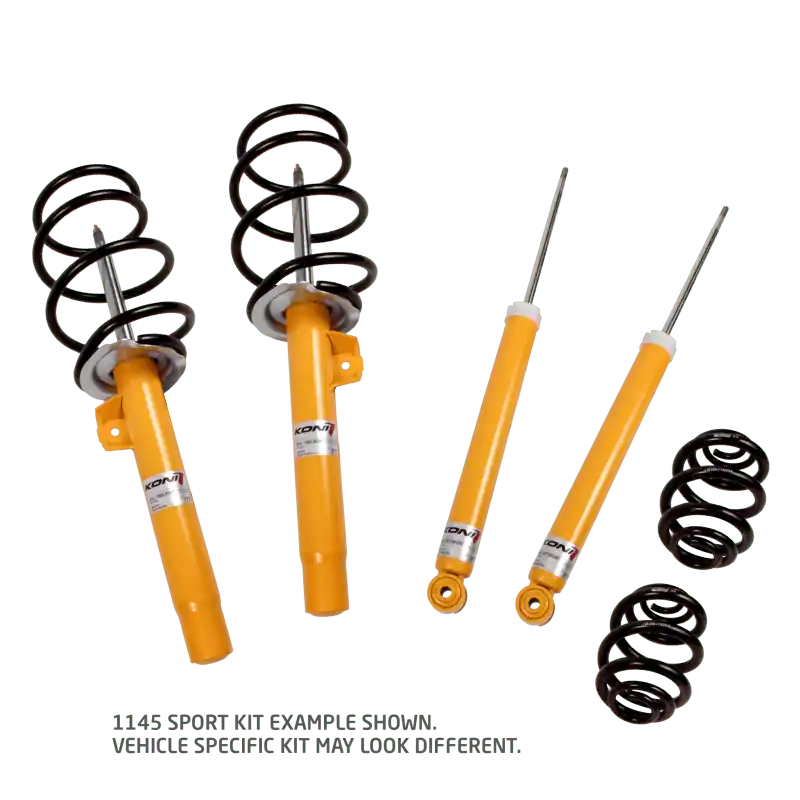 Seasonal Sale Koni Sport Yellow Strut and Spring Kit Front and Rear 2004-2007 WRX Sedan / 2004-2007 Impreza Sedan