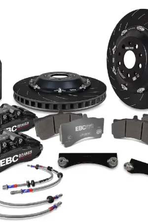 Fan Favorite EBC Apollo 6 Piston Front Big Brake Kit Black 2002-2014 WRX / 2004-2021 STI / 1993-2007 Impreza