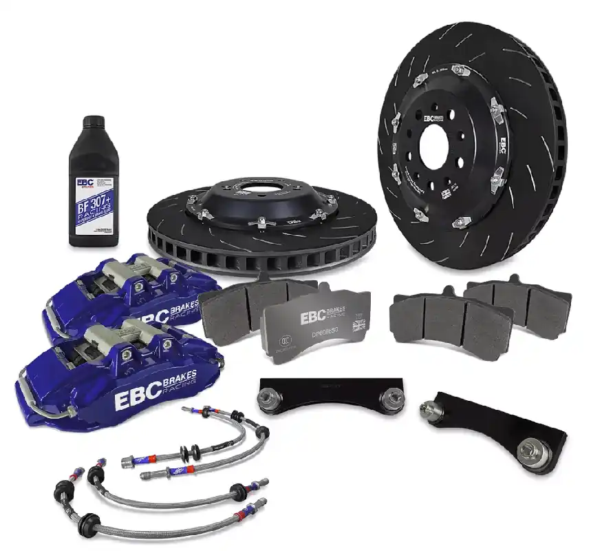 Direct From Manufacturer EBC Apollo 6 Piston Front Big Brake Kit Blue 2002-2014 WRX / 2004-2021 STI / 1993-2007 Impreza