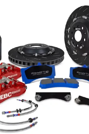 EBC Apollo 6 Piston Front Big Brake Kit Red 2002-2014 WRX / 2004-2021 STI / 1993-2007 Impreza In Demand