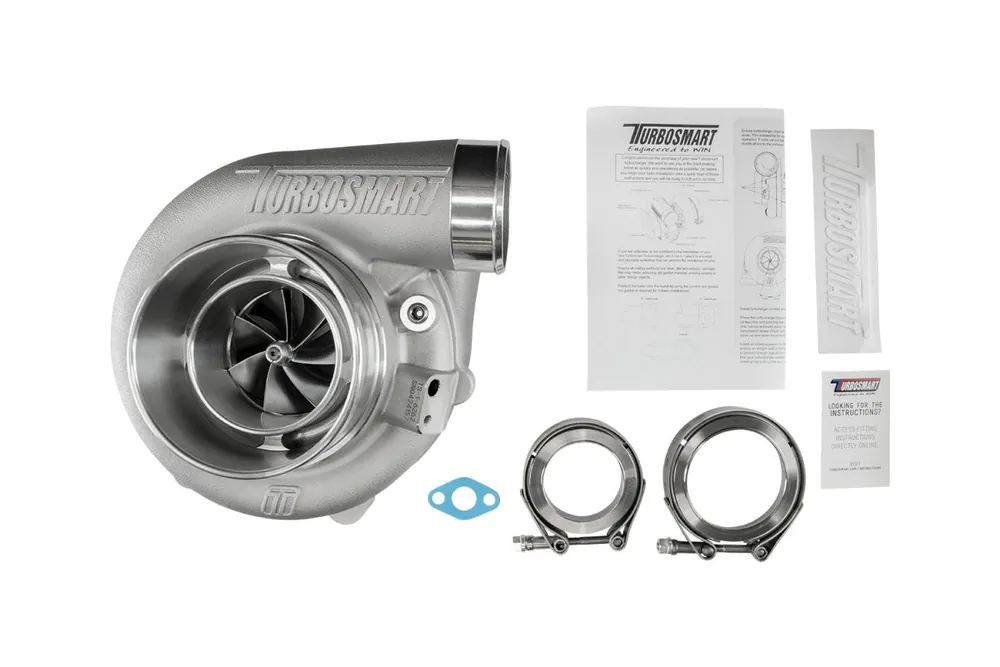 Turbosmart TS-1 6262 Externally Wastegated Turbo w/ V-Band Inlet, V-Band Outlet, 0.82AR Hotside Save Now