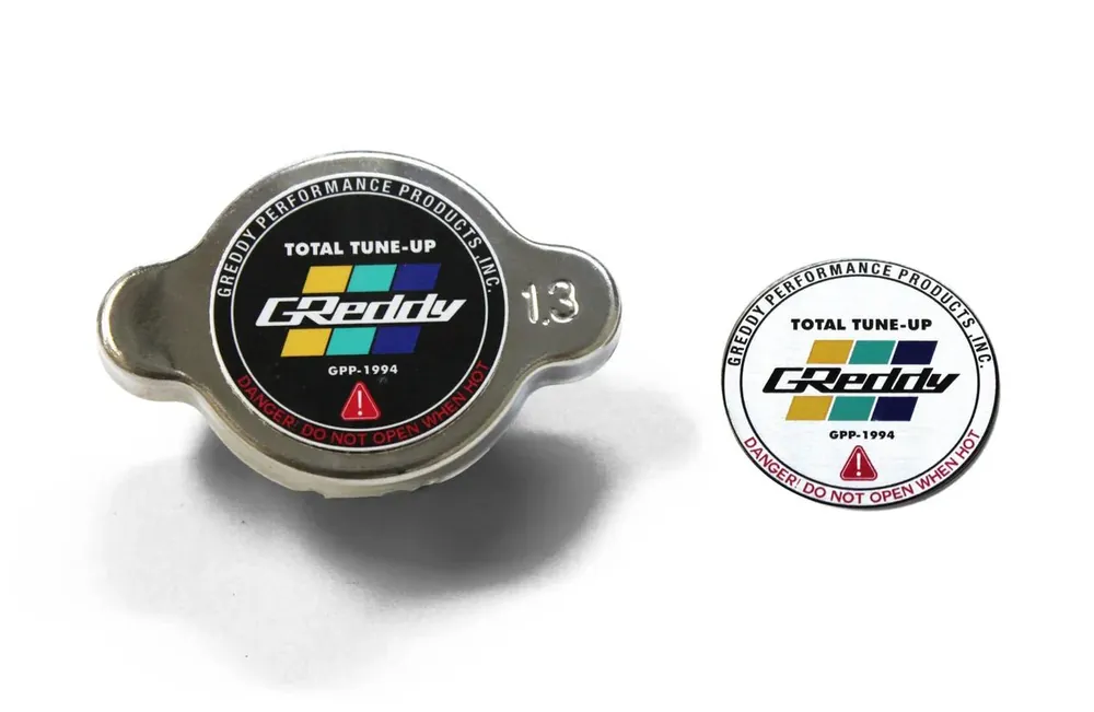 Fan Favorite GReddy Type-S 1.3 Bar Radiator Cap Polished Many Subaru / Nissan / Mazda / Toyota / Mitsubishi Models