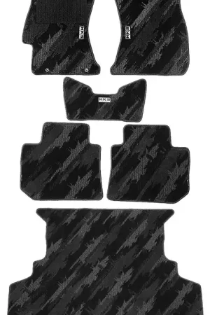 Hot Deal HKS Tufted Series Monotone Oil Color Floor Mat Set (LHD) 2015-2021 WRX / 2015-2021 STI