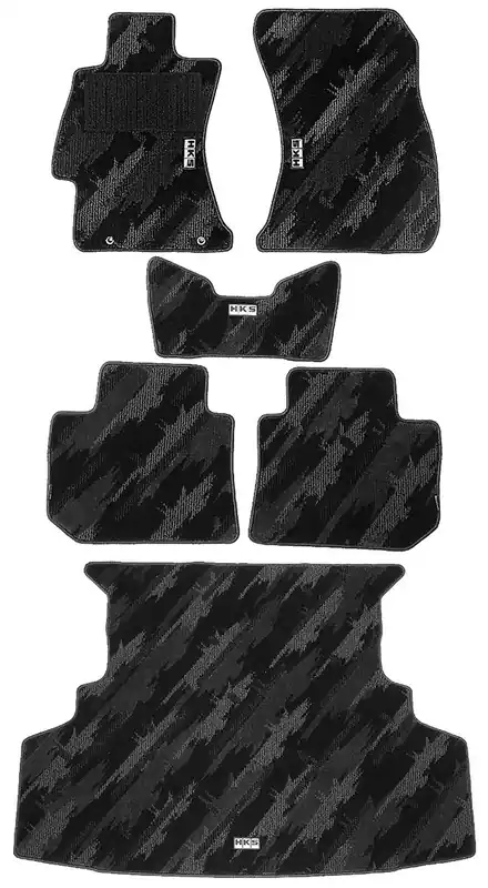 Hot Deal HKS Tufted Series Monotone Oil Color Floor Mat Set (LHD) 2015-2021 WRX / 2015-2021 STI