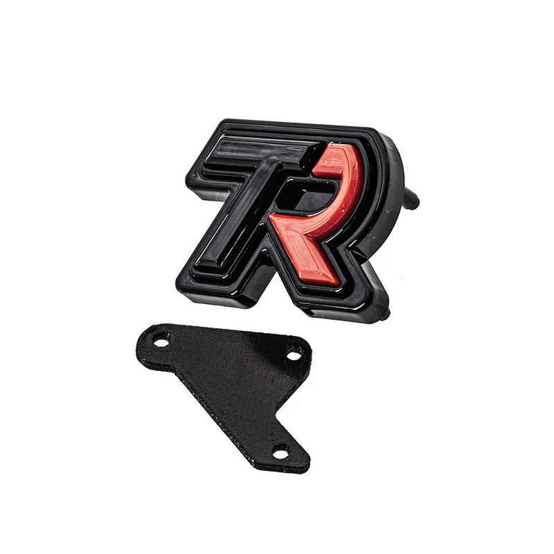 In Demand SMY TR Tuner Ready Front Badge Black / Red 2022-2025 WRX