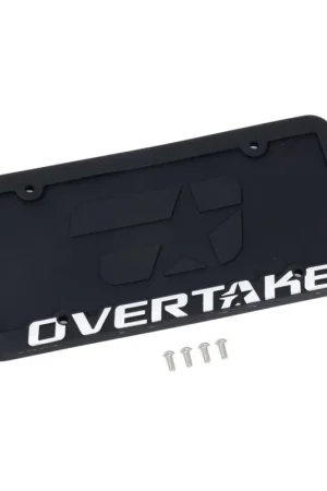 Trusted Brand Overtake Floppy Frame License Plate Frame Silicone