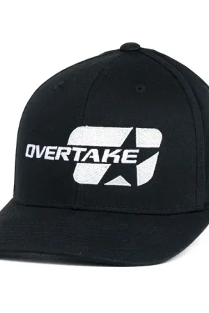 Popular Overtake Snapback Hat Black