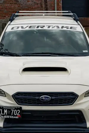 Overtake Windshield Banner Crystal White Pearl Mega Sale