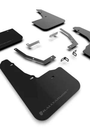 Rally Armor UR Mudflaps Black Urethane w/ Grey Logo 2025 Forester Super Sale