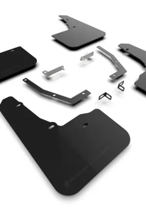 Luxury Rally Armor UR Mudflaps Black Urethane w/ Metallic Black Logo 2025 Forester