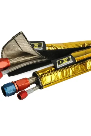 DEI Heat Shroud Gold 0.5 Inch to 1.25 Inch Diameter x 3 Foot Length New Arrival