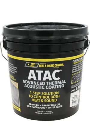 Latest DEI ATAC Advanced Thermal Acoustic Coating 1 Gallon