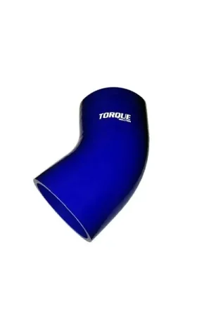 Torque Solution Silicone Elbow Blue 45 Degree 2.5 Inch Money Back Guarantee