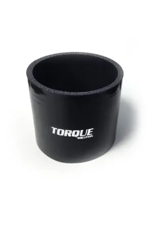 Torque Solution Silicone Coupler Black 2.75 Inch Money Back Guarantee