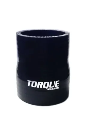 Torque Solution Transition Silicone Coupler Black 2.5 Inch to 3.0 Inch Worldwide Shipping