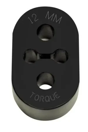 Torque Solution 12MM Black Exhaust Hanger Standard Length 2008-2021 WRX / 2008-2021 STI / 2005-2009 LGT / 2013-2021 BRZ Bargain