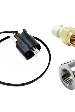 Torque Solution Fast Response IAT Sensor GM Style w/ Pigtail and Titanium Weld Bung Flash Sale