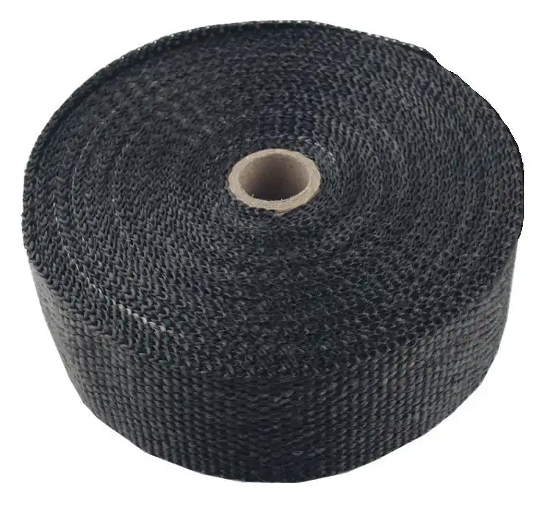 Instant Buy Torque Solution Fiberglass Exhaust Wrap Black 2 Inch Wide X 50 Feet Long