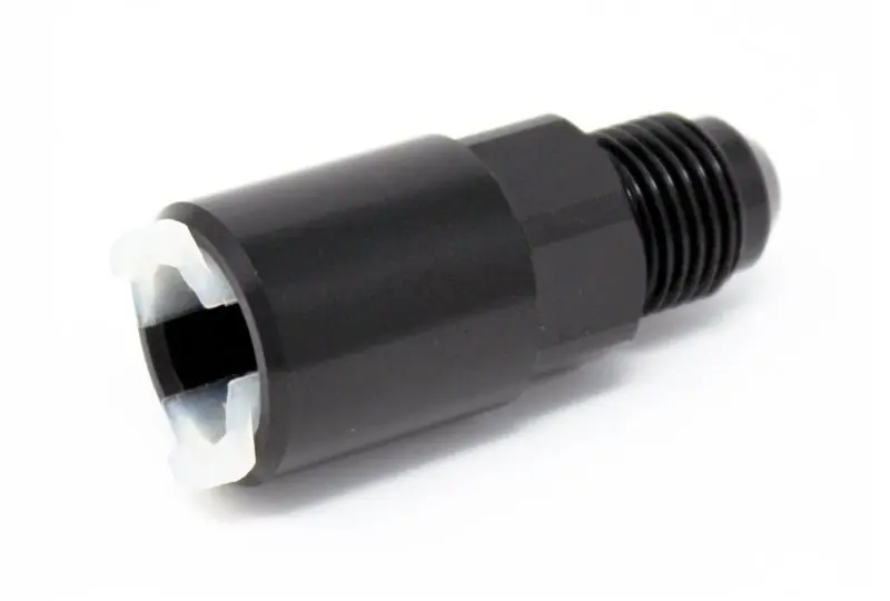 Fresh Stock Torque Solution Push-On Quick Disconnect Adapter Fitting 3/8" SAE To -6AN Male Flare