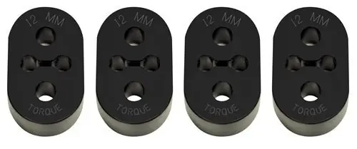 Genuine Torque Solution 12MM Exhaust Hanger (Set of 4) 2008-2024 WRX / 2008-2021 STI / 2005-2009 LGT / 2013-2021 BRZ