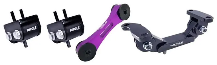 Bargain Torque Solution Mount Package w/ Pitch Stop Purple 2002-2014 WRX / 2004-2021 STI