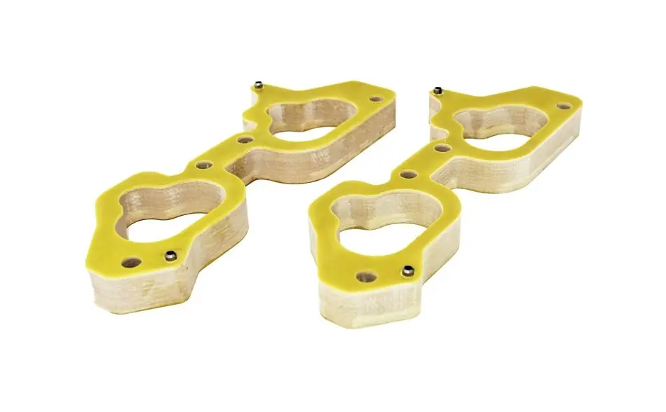 Torque Solution Phenolic Thermal Intake Spacer Pair 19mm For Use w/ Long Runner Intake Manifold 2002-2014 WRX / 2004-2021 STI / 2005-2012 Legacy GT / 2004-2013 Forester XT Grab Now