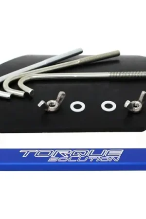 Torque Solution Small Battery Tie Down Blue 2002-2007 WRX / 2004-2007 STI Authentic