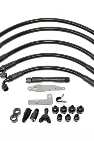 Torque Solution PTFE Fuel Line Kit For Use w/ Aeromotive -6AN Regulator 2008-2014 WRX / 2008-2021 STI Limited Offer