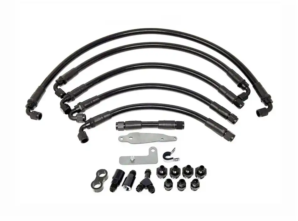 Torque Solution PTFE Fuel Line Kit For Use w/ Aeromotive -6AN Regulator 2008-2014 WRX / 2008-2021 STI Limited Offer