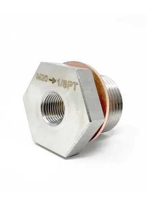 Torque Solution Sensor Adapter Plug M20x1.5 to 1/8 PT Limited Edition