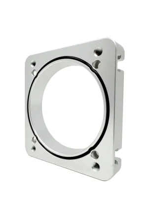 Torque Solution Big Bore 76mm Throttle Body Adapter Big Bore Intake Manifolds Silver 2004-2021 STI / 2006-2014 WRX / 2004-2008 Forester XT Money Back Guarantee