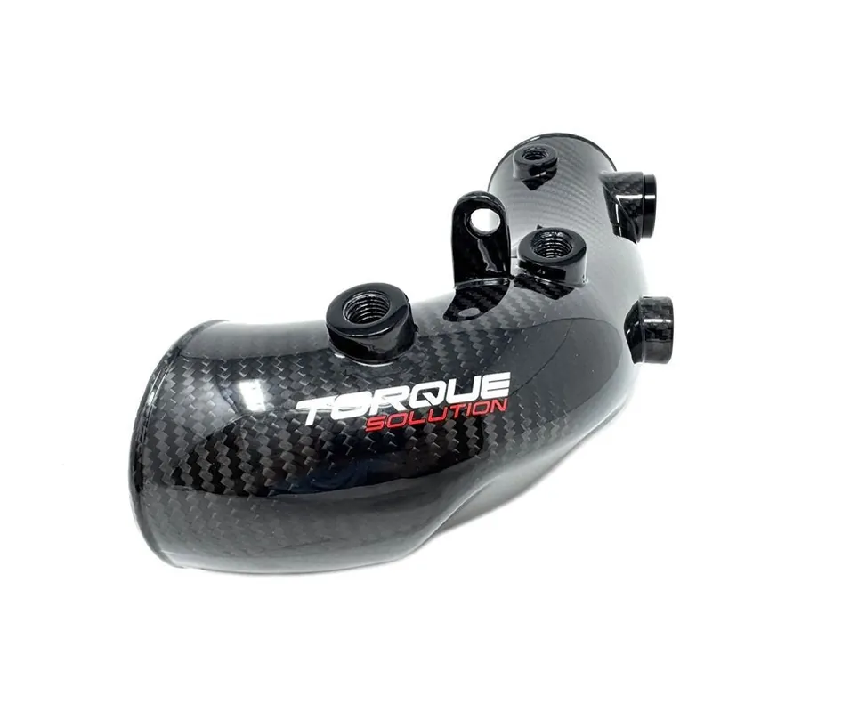 Express Delivery Torque Solution HD Turbo Inlet Carbon Fiber 2.4 Inch Turbo Inlet 2002-2007 WRX / 2004-2021 STI