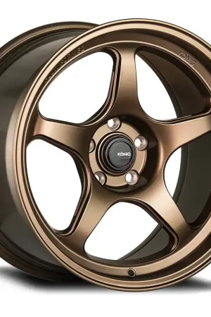 Express Delivery Konig Hyperspec Matte Bronze 18x9.5 5x114.3 +35mm Offset
