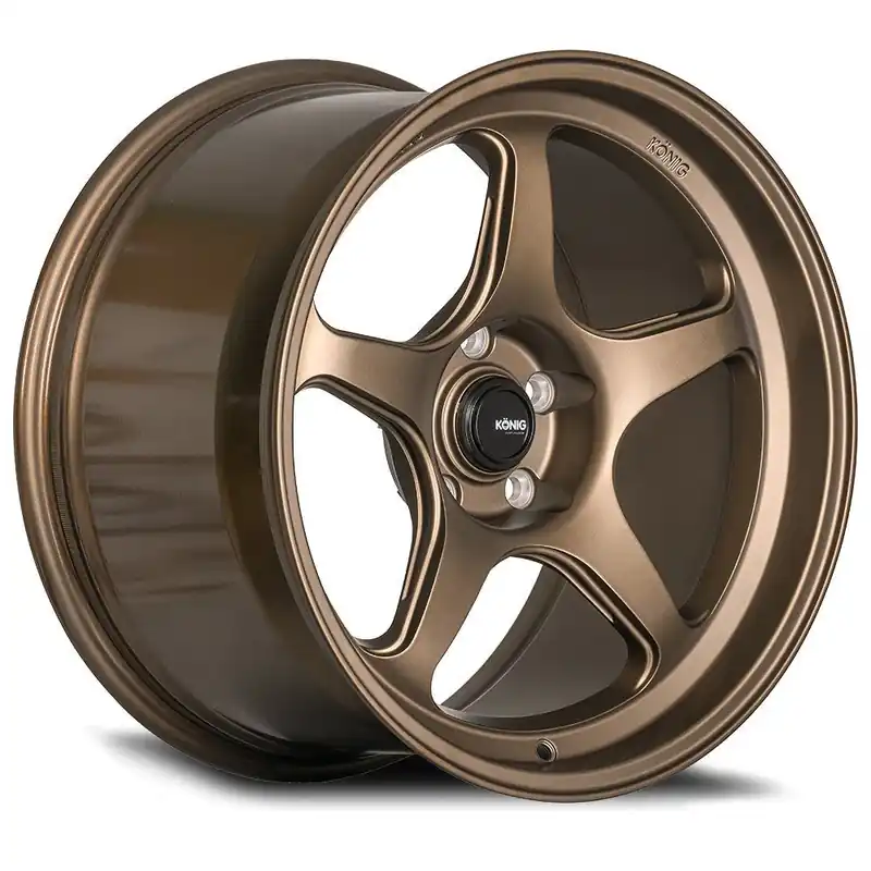 Konig Hyperspec Matte Bronze 17x9.0 5x100 40mm Offset Weekend Sale