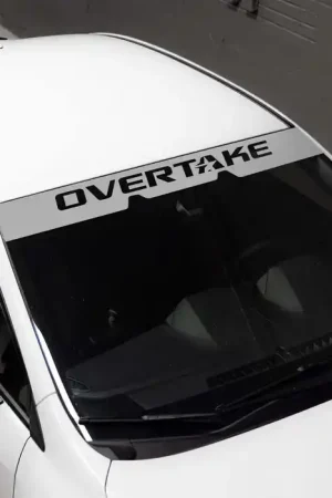 Direct From Manufacturer Overtake EyeSight Windshield Banner Silver 2022-2024 WRX