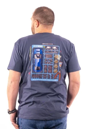 COBB "Punch Out" Short Sleeve Shirt Petrol Blue Holiday Sale