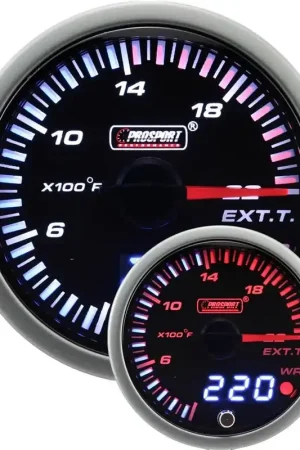 Must Have Prosport JDM Series Electronic Exhaust Gas Temperature Gauge 52MM