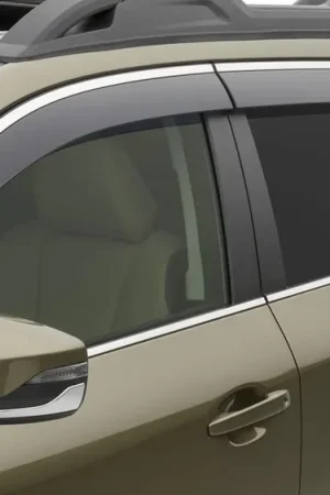 Subaru OEM Window Deflectors (Rain Guards) w/ Chrome Accent 2020-2025 Outback Special Offer