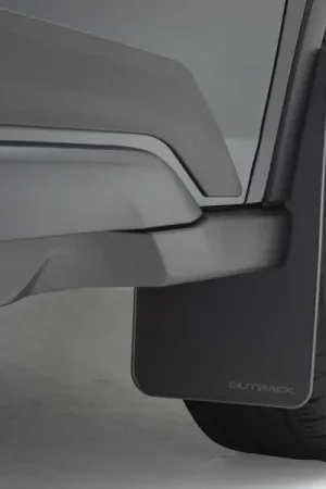 Flash Sale Subaru OEM Mudflap Set Black w/ Outback Logo 2022-2025 Outback