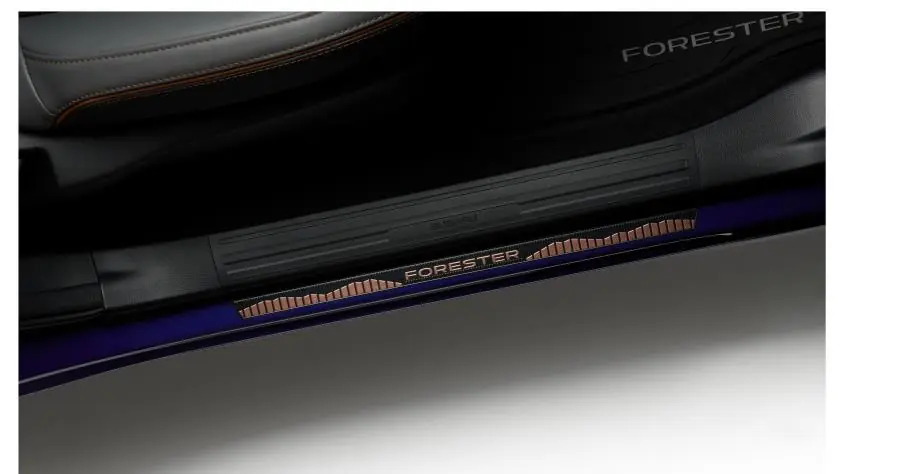 Subaru OEM Side Sill Plates Front Black w/ Bronze Accent 2024-2026 Forester Holiday Sale