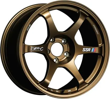 Mega Sale SSR Type C Forged Racing Bronze 18x9.5 5x100 45mm Offset