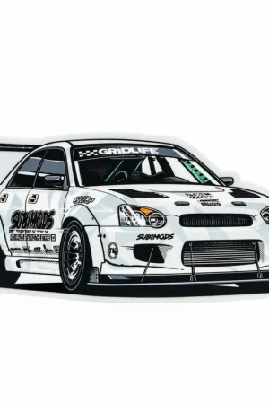Subimods Official Twenty Twenty-Five Series "Trackmod STI" Slap Sticker Trusted Brand