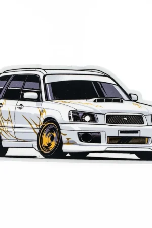 Seasonal Sale Subimods Official Twenty Twenty-Five Series "Drift Wagon" Slap Sticker
