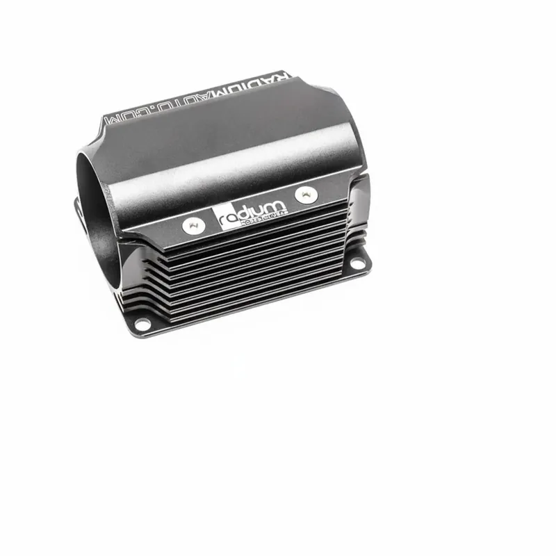 Radium Engineering Billet Aluminum Clamp 60mm Heat Exchanger For Use w/ Fuel Filters, Fuel Pumps, Shock Reservoirs Limited Offer