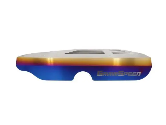 New Release GrimmSpeed Titanium Alternator Shroud 2002-2014 WRX / 2004-2021 STI