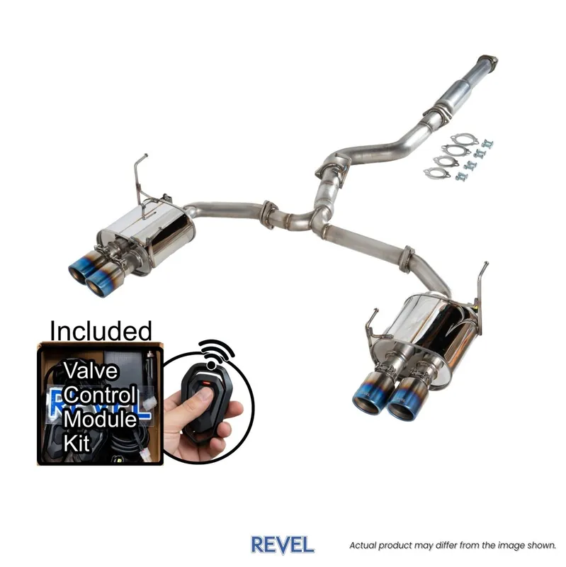 Revel Medallion Touring Premier Cat Back w/ Titanium Tips 2022-2025 WRX Special Offer