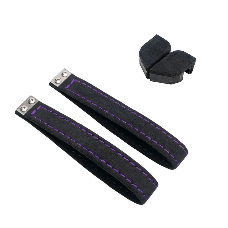 New Arrival Billetworkz Alcantara Door Pull Strap Kit Pair Black w/ Purple Stitching 2022-2025 WRX / 2022-2025 BRZ / 2022-2025 GR86 / 2018-2025 Crosstrek / 2020-2025 Outback / 2020-2025 Legacy