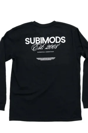 Latest Subimods Official "SM Type 2" Long Sleeve Shirt Black